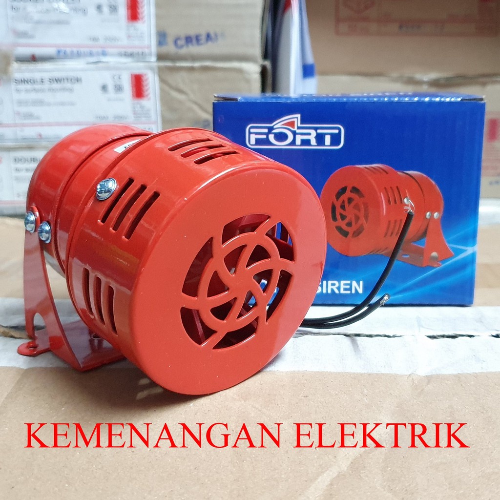 FORT MINI MOTOR SIREN MS-190 220V 220 V 220 VOLT / BABY MINI SIRENE / MINI HORN / ไซเรนมอเตอร์เสียง