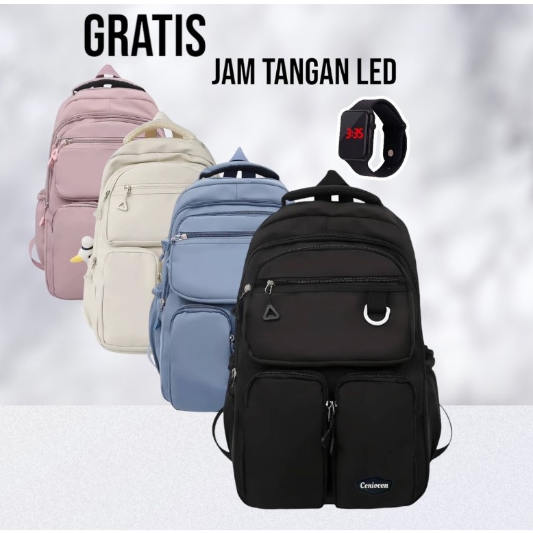 ล่าสุด 2025 กระเป๋าเป้สะพายหลัง Bocil Ransal Anaj กระเป๋าเป้สะพายหลังน่ารัก School Backpack for Girl