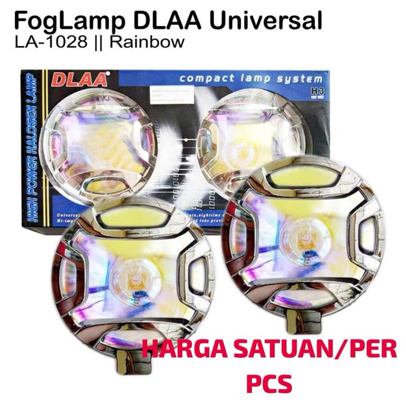 FOGLAMP หมอกโคมไฟ FOG LAMP DLAA 1028 RAINBOW COLOR & DLAA 1029 สีขาว