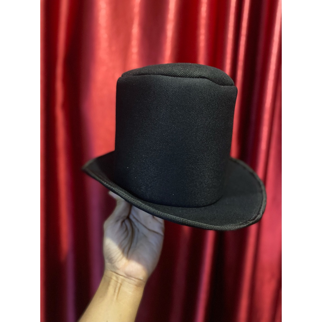 รับประกันใหม่ - tophat magic hat black slash hat หมวก pak tarno