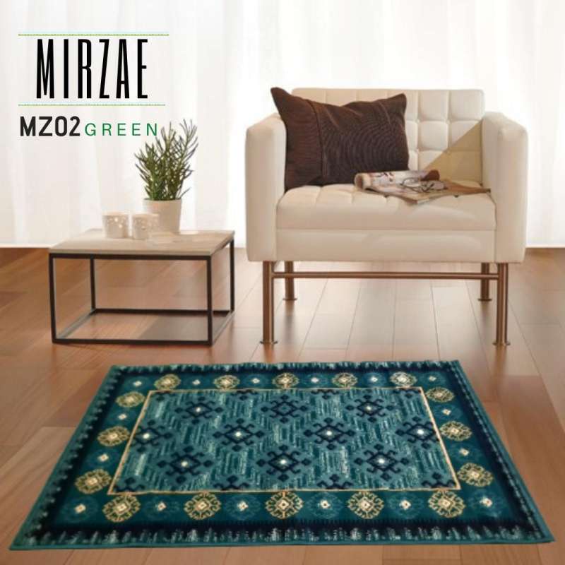 พรมปูพื้น Mirzae MZ02 - สีเขียว [100 x 150 ซม.] *