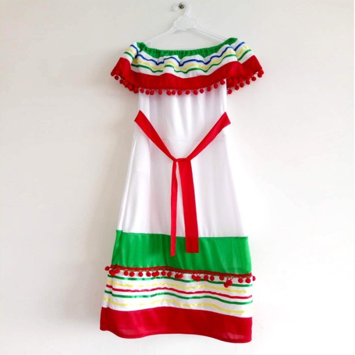 ต้นฉบับใหม่ MEXICO COSTUME TRADITIONAL HALLOWEEN MEXICO COSTUME สําหรับเด็กและผู้ใหญ่ READYY