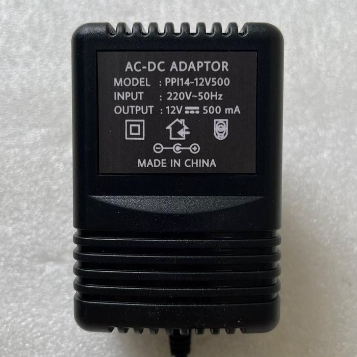พร้อม JT AC-DC ADAPTER 12V 500mA MODEL: PPI14-12V500