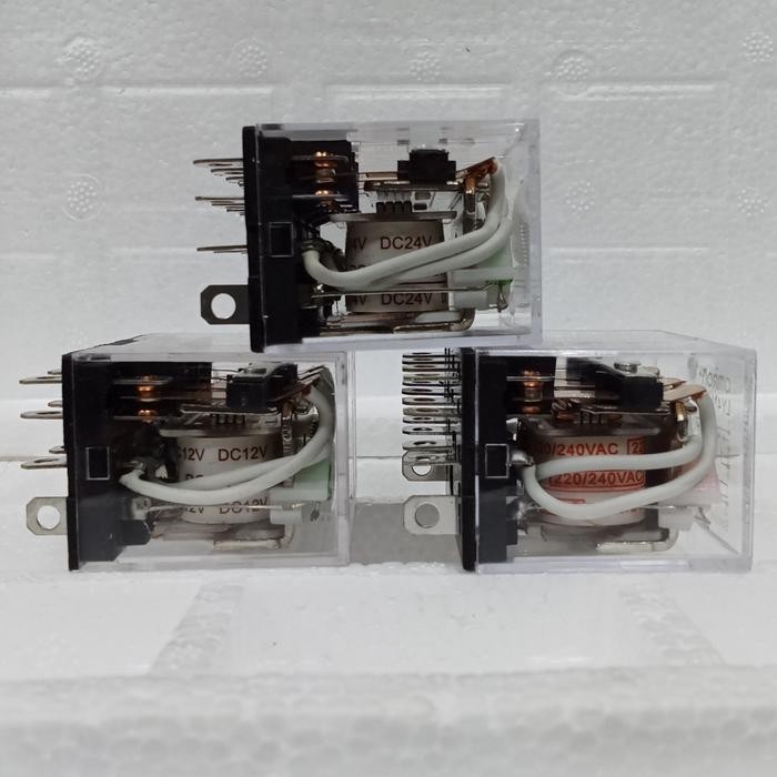 รีเลย์ Omron Ly4/Ly4N 220Vac 14-Leg 10A ใหม่