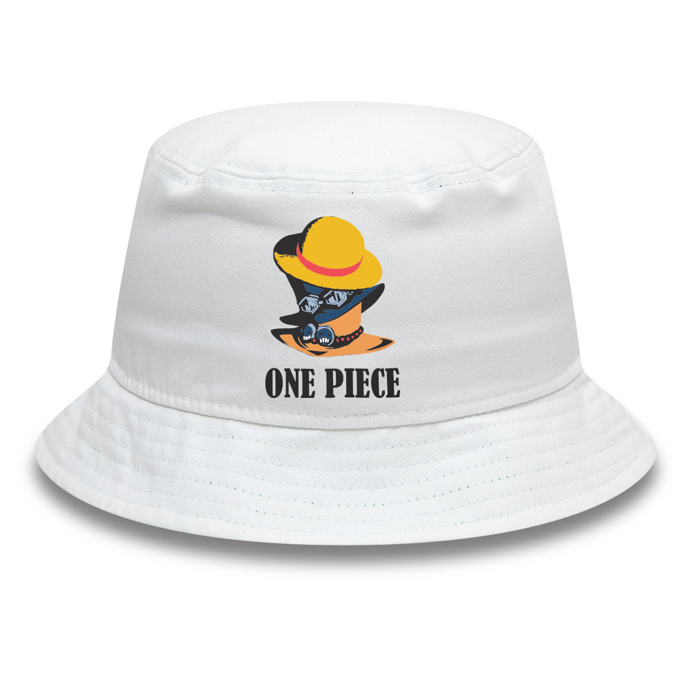One Piece Bucket Hat Luffy Ace Sabo Brothers Anime UT Hat