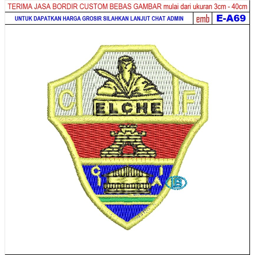 FC-57 ELCHE FOOTBALL/CLUB EMBROIDERY PATCH ACCESSORIES