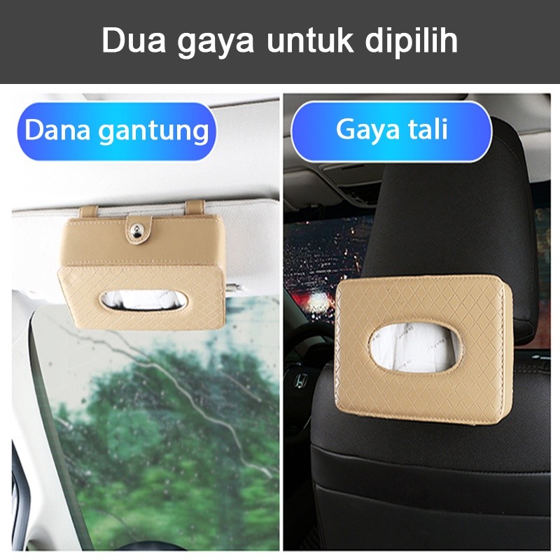 SEAMETAL รถ TISSUE HOLDER แขวน/LUXURY รถหนัง TISSUE BOX/CAR VISOR BOX รถ TISSUE BOX
