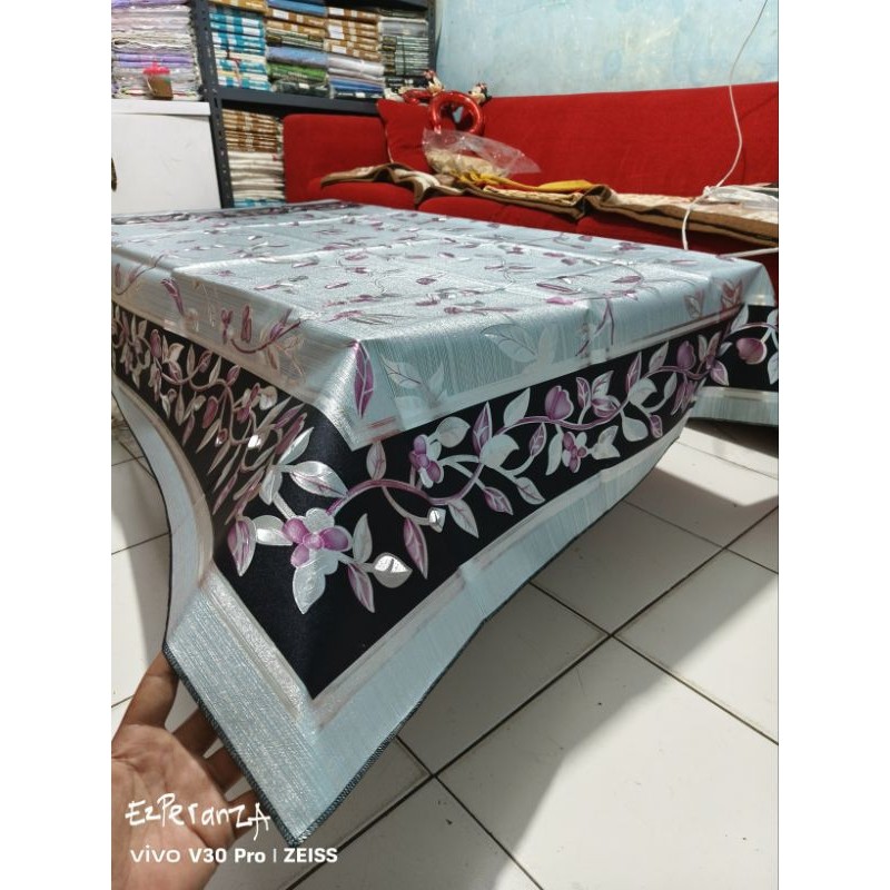 PREMIUM LUXURY THICK WATERPROOF DINING TABLE CLOTH 4 CHAIRS