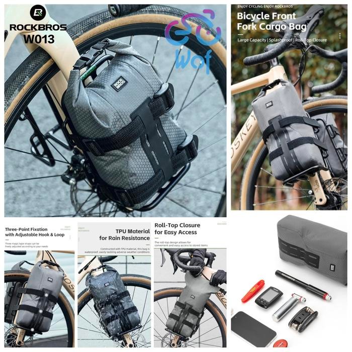 Pacific United - Rockbros W013 2.7L Front Fork Shelf Cargo Bag