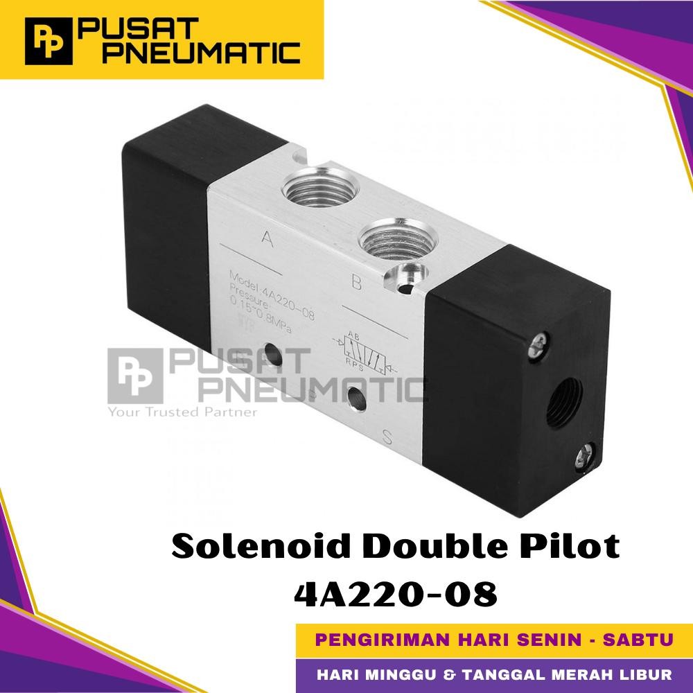 4A220-08 โซลินอยด์วาล์ว 4A 220-08 โซลินอยด์ Double Pilot ประเภท 4A220 08