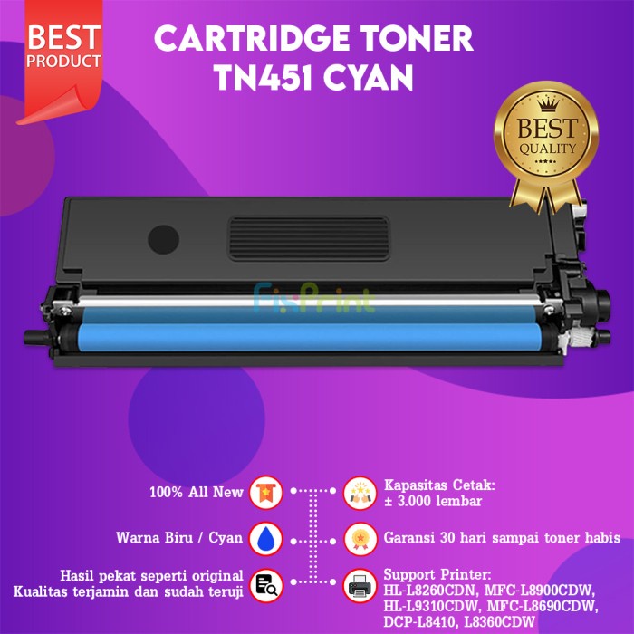 โทนเนอร์ที่รองรับ TN451 TN-451 TN 451 Black Cyan Magenta Yellow