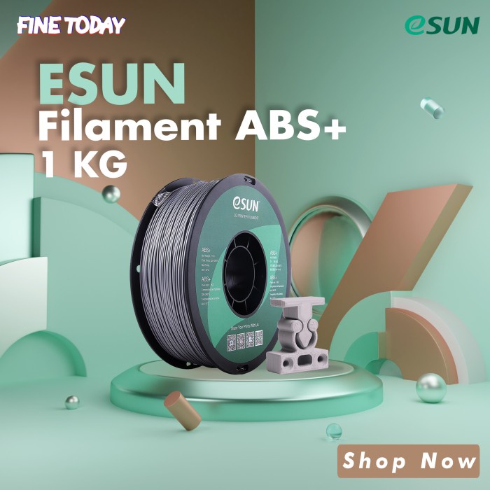 ESUN 3D PRINTER FILAMENT ABS+ 1.75mm 1KG เดิม