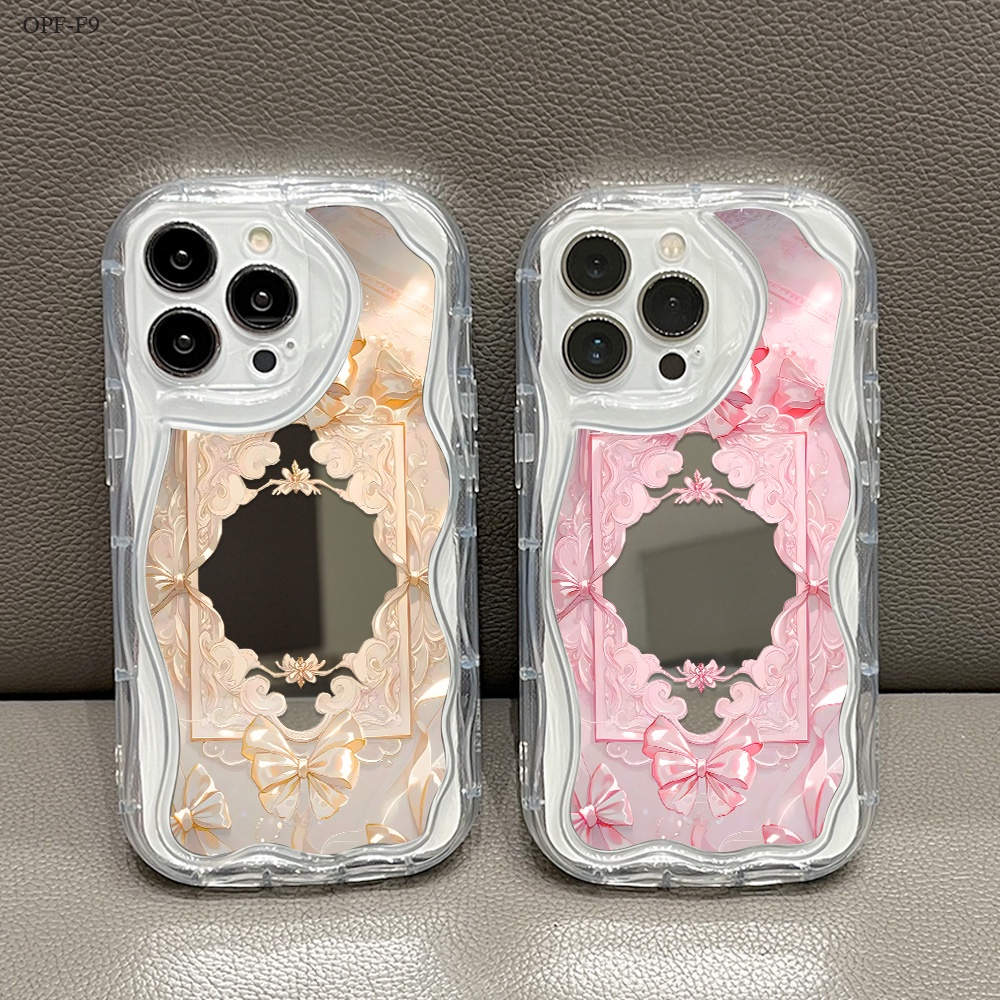 OPPO F9 F11 F23 5G สําหรับ Hp กระจกปลอก Cassing เคสโทรศัพท์แฟชั่นกระจก Kesing 5315 JZ