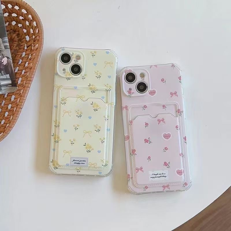 SAMSUNG ล่าสุดดอกไม้สุนทรียศาสตร์ผู้ถือบัตรปลอกSamsung S25 FE A06 A55 5G A15 S25 A35 S25 Ultra 24Fe 