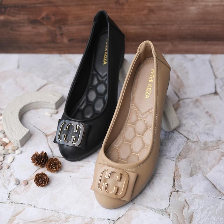 Peter Keza รองเท้าทํางานผู้หญิง Wedges 3 Cm Wb 02-01