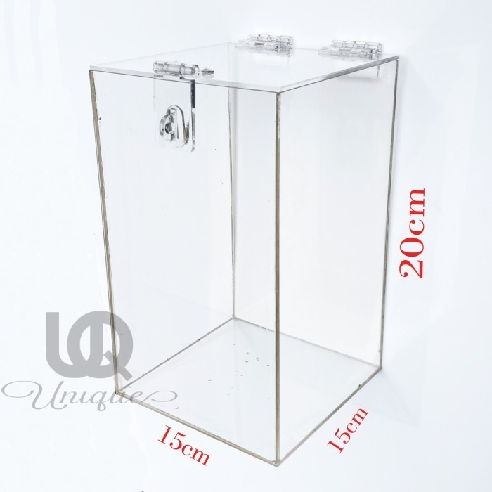 ADT- อะคริลิค Charity Box - Medium Acryticism และ Suggestion Tips Box 15x15x20