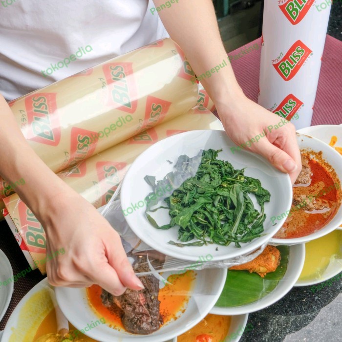 (ดีที่สุด) FUJII WRAP พลาสติก/พลาสติก WRAPPING/CLING WRAP/ห่ออาหาร 500M