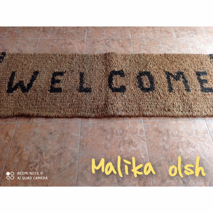 2M ยาวเส้นใยมะพร้าวประตูยินดีต้อนรับ CODE 799