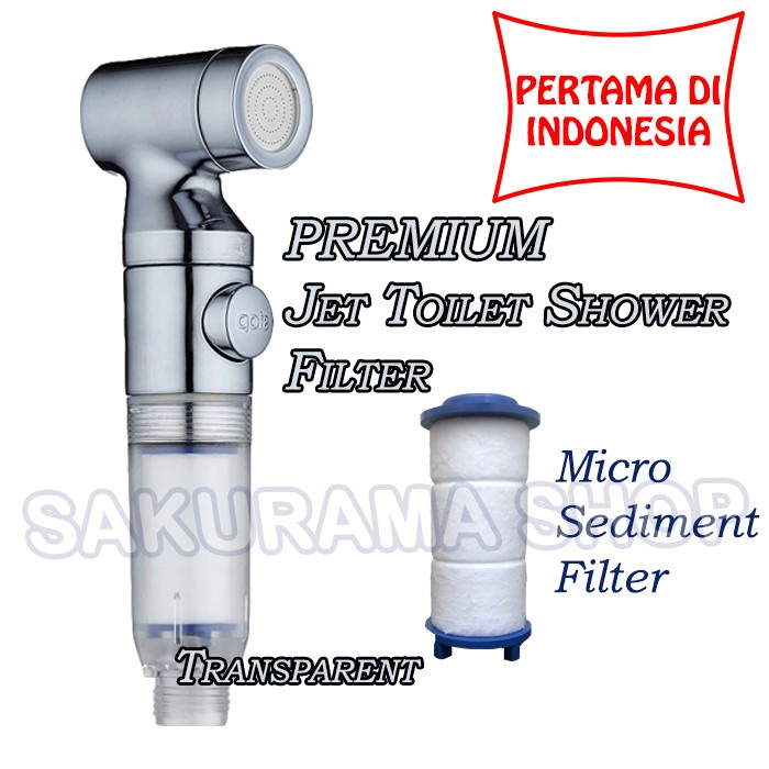 Jet Shower Toilet Bidet Pp Filter Closet Closet Closet - โปร่งใส Tbk