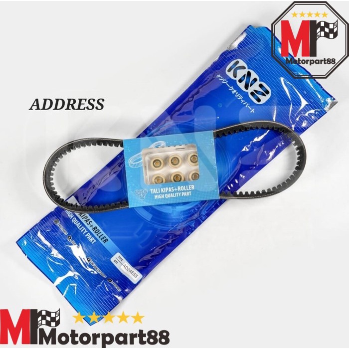 VANBELT KNZ FAN STRAP VBELT FANBELT ROLLER PACKAGE ADDRESS ADRES KNZ