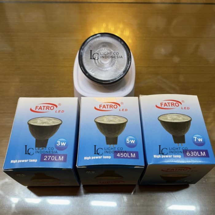 FATRO LED 3w 5w 7w MR16 2700k 4000k 18 องศา 220v