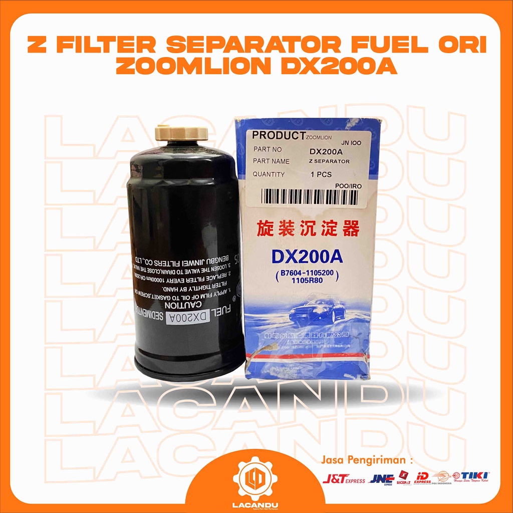 Z FILTER SEPARATOR FUEL ORI ZOOMLION DX200A สําหรับ COMBINE HARVESTER LACANDU PART