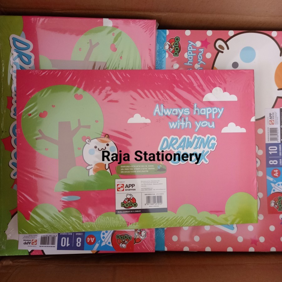 SIDU DRAWING BOOK A4 / QUALITY DODO A4 WORLD SINAR SKETCH BOOK - RAJA BIGBOX