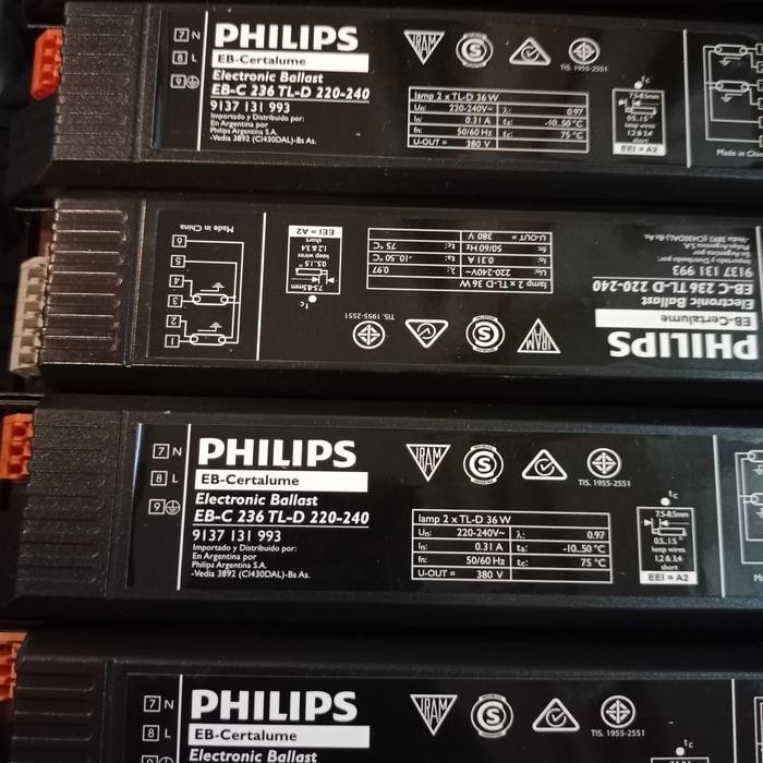 บัลลาสต์ EB c philips 2x36
