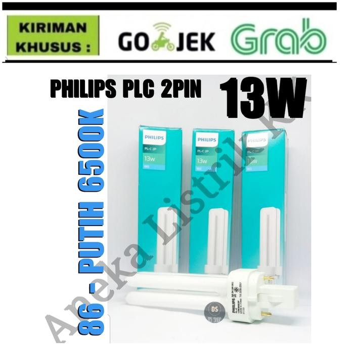 Philips Master Plc 2P 13W 86 สีขาว Pl-C 2Pin 13 W วัตต์ 6500K