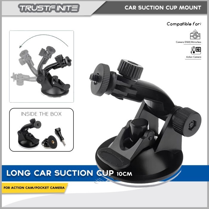 [Allthebest] Car Vacuum Cup Mount Holder สําหรับ GoPro Osmo Action Dash Cam Xiaomi Yi