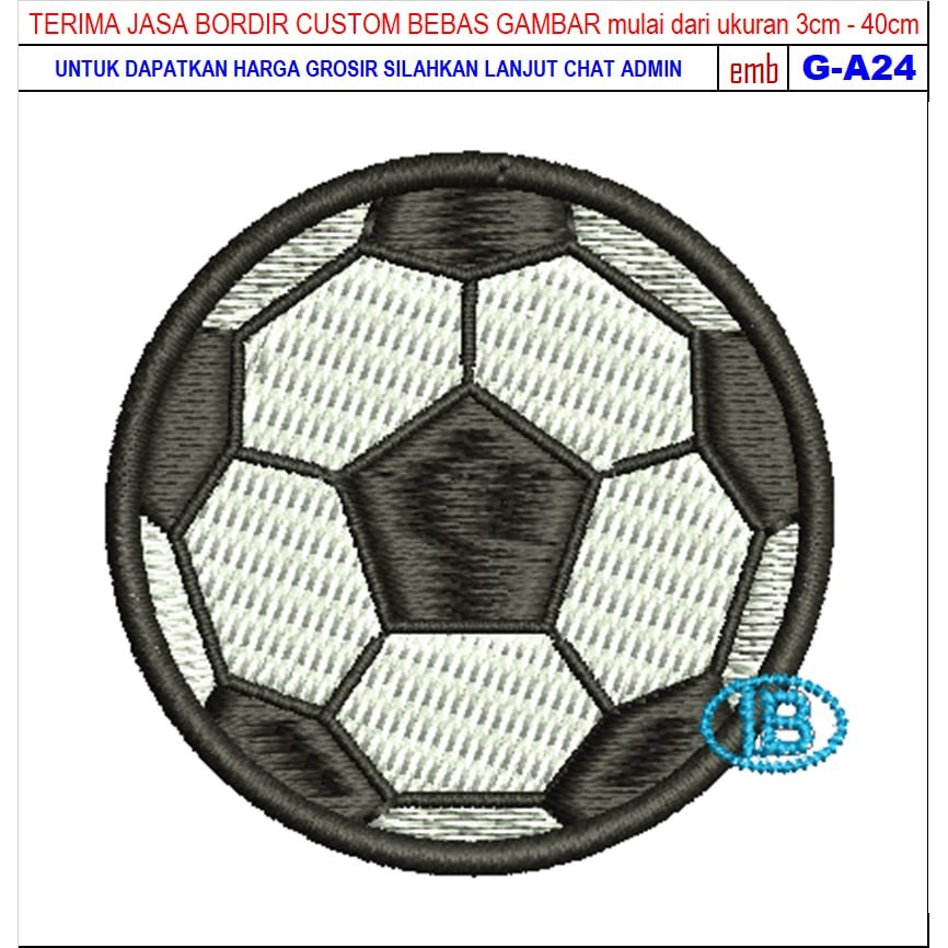 FC-70 PATCH EMBROIDERY BALL FOOTBALL/CLUB ACCESSORIES