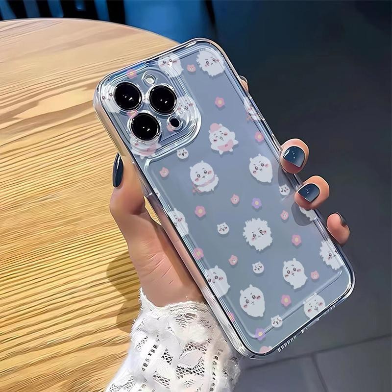 การ์ตูนสตรอเบอร์รี่หมี Bean Sprout Case สําหรับ Xiaomi 15 Ultra 14 14T Pro Poco X7 F7 Pro C75 C65 M5