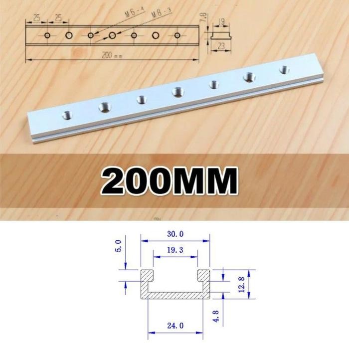 แผ่น T ช่อง T T T track Miter Track r
