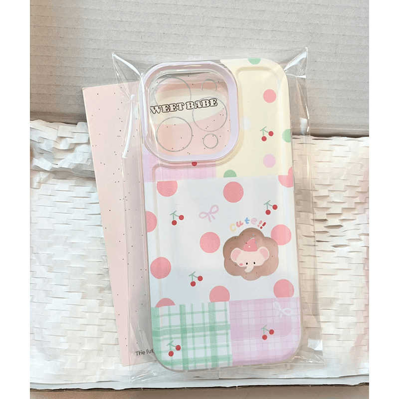 ช้าง Baby Soft Cherry Dot สําหรับ Vivo Y21d Z10 Lite Z10R V60 Y400 Y19s Pro V50 Y29 Y19S V40 Lite 4G