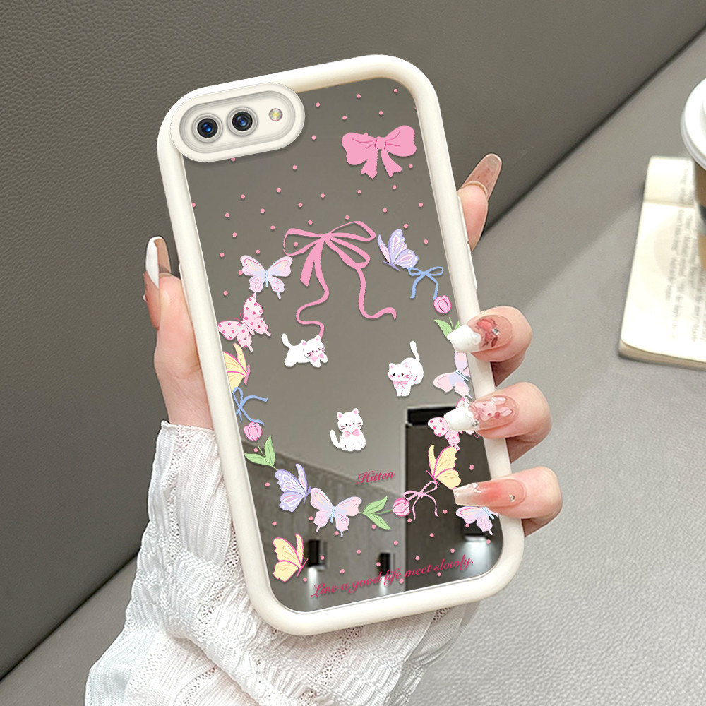 ปลอก Hp Untuk OPPO A3S A12E เคสโทรศัพท์ Softcase Kesing Soft Cassing Sofcase ปกสาวน่ารักรูปแบบ Cesin