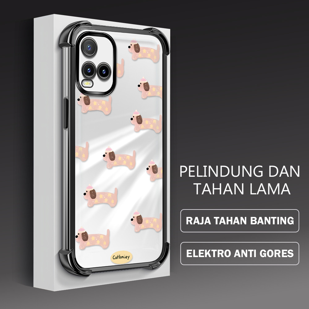 VIVO Y21 Y21S Y33S Y21A Y21T Y33T T1X สําหรับ Hp กรณี Soft Kesing Anti crack Softcase ปลอกใส D09 S3-