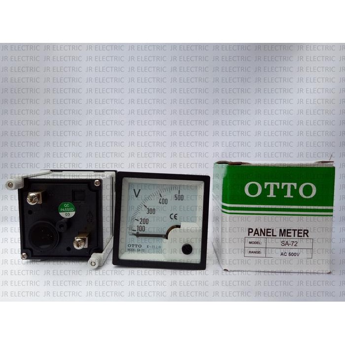 OTTO แผงมิเตอร์/เครื่องวัดแรงดันไฟฟ้า (เครื่องวัดแรงดันไฟฟ้า) SA-72 AC 300V 500V