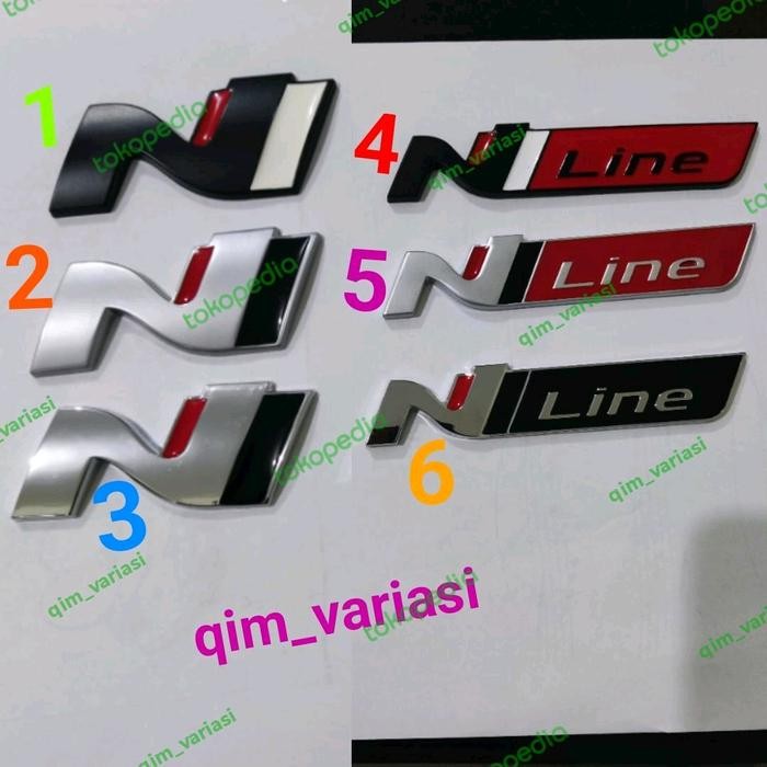 Asha.store01 Emblem N Line N-Line Hyundai Stick หรือย่าง
