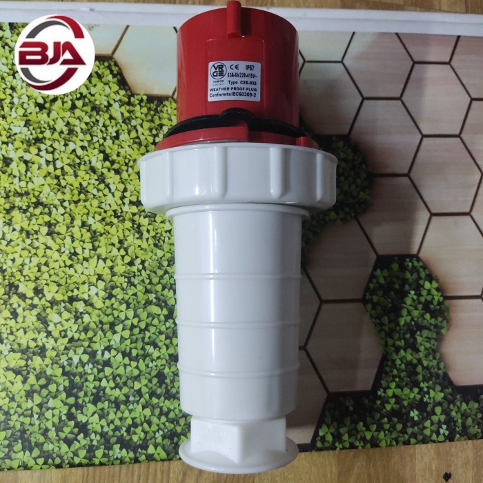 CEE 035 5POLE 63A INDUSTRAIAL PLUG MOUNTING SOCKET GENSET 5 FEET 5 FEET