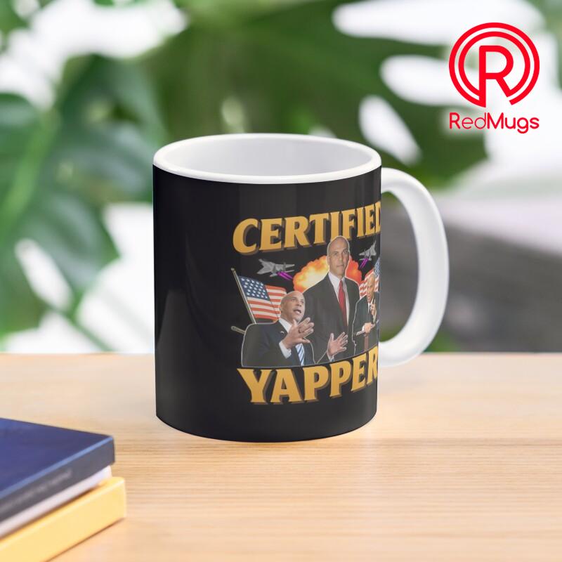 Cory Booker Certified Yapper Retro Classic Mug