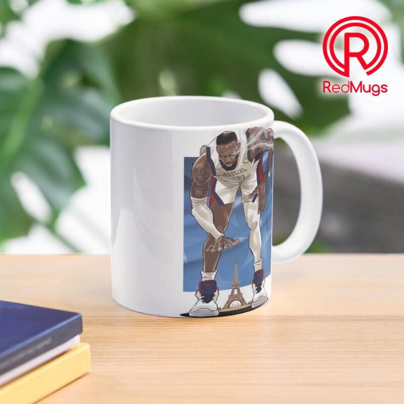 LeBron James in Paris Classic Mug