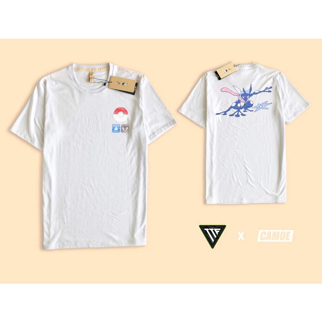 เสื้อยืดอนิเมะ Pokemon Greninja Pokeball Elements UT