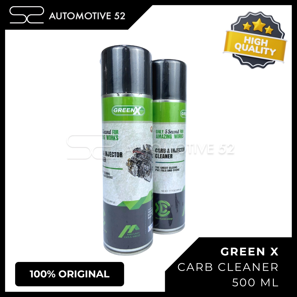 GreenX Carb & Cleaner 500ml – น้ํายาทําความสะอาดคาร์บูเรเตอร์และสเปรย์หัวฉีด