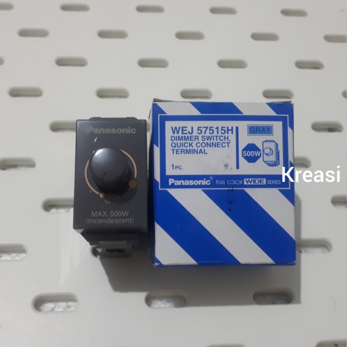 SAKELAR DIMMER SWITCH PANASONIC WEJ57515H - สีเทา