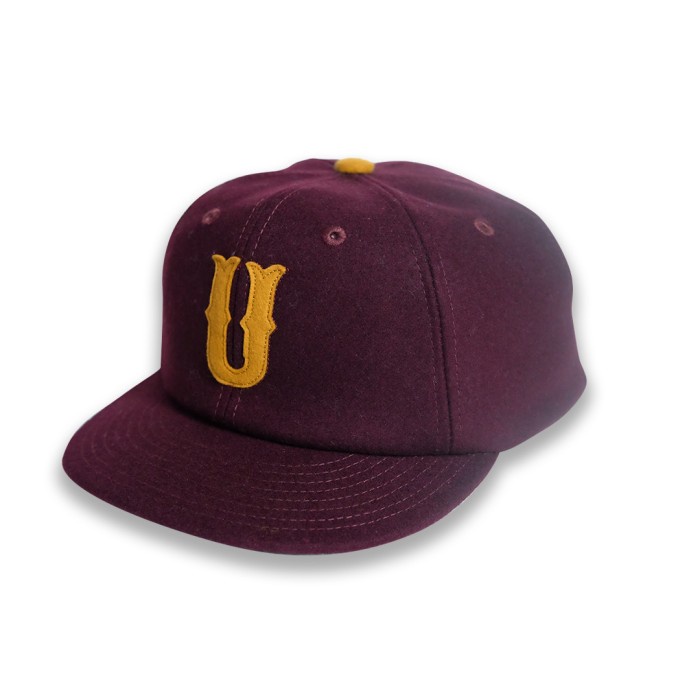 FIELD CAP BASEBALL CAP BASEBALL CAP TUCKER WOOL MAROON ไม่ใช่ EBBETS