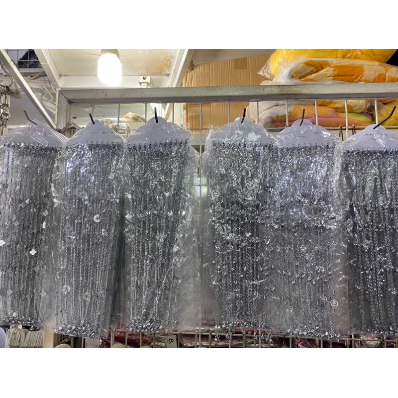 Grosirrr Rhodium Anklets หลายโหล 12 ชิ้น