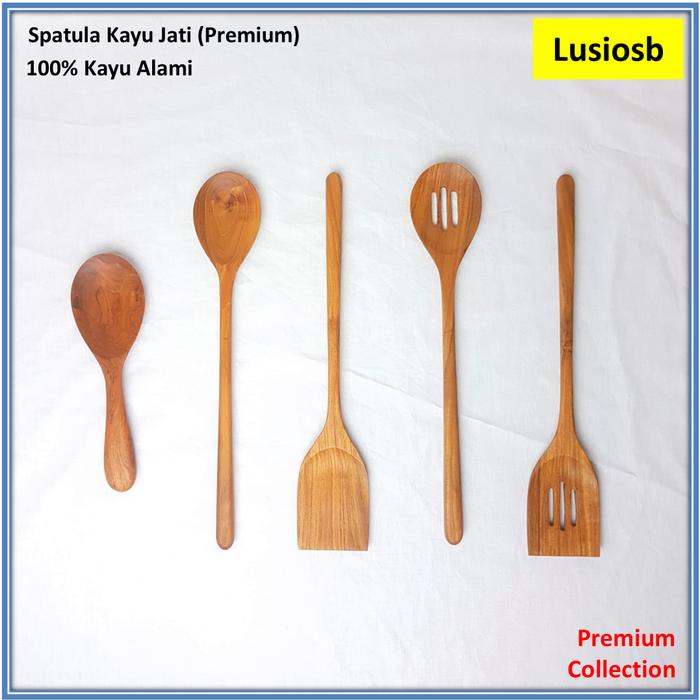YASA.STORE1 TEAK WOOD SPATULA / WOODEN RICE LADDER / WOODEN SPATULA / WOODEN SPATULA