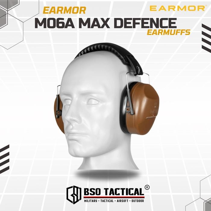 JTTOP" การป้องกันความเสี่ยง MAX DEFENSE M06A TACTICAL SAFETY EARMUFF