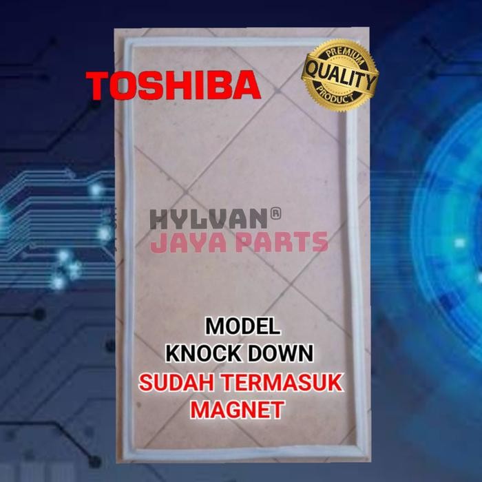 TOSHIBA KNOCK DOWN FRIDGE ใต้ยางประตู GASKET 73 X 117 CM