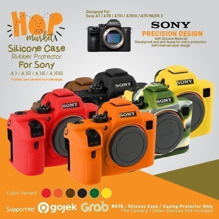 Shotix- เคสซิลิโคนสําหรับ Sony A7Iii A7Rii A7 A7Rii Mark 3 (ฝาครอบซิลิโคน)